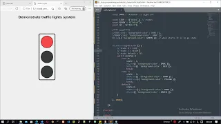 Traffic Lights System java script
