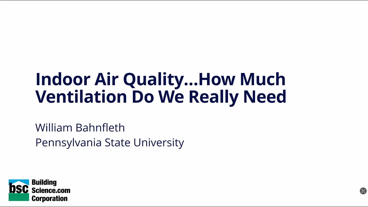 Indoor Air Quality: Ventilation vs. Equivalent Clean Air Flow