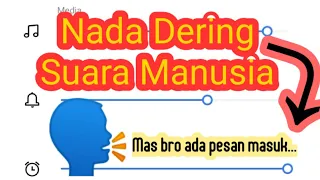 Download Nada Dering Suara Manusia MP3