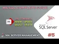 MS SQL DML Commands - Insert