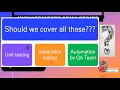 20 Unit Testing vs Integration Testing vs Testing by Automation Team