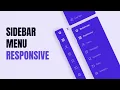 Responsive Sidebar Menu Using HTML CSS And JAVASCRIPT Dashboard Sidebar Menu
