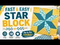 Sew 8 Point Star Quilt Block - Fast and Easy Quilt Block Sewing