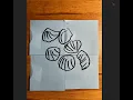 Post it Note straight repeat pattern from photo inspiration to layout