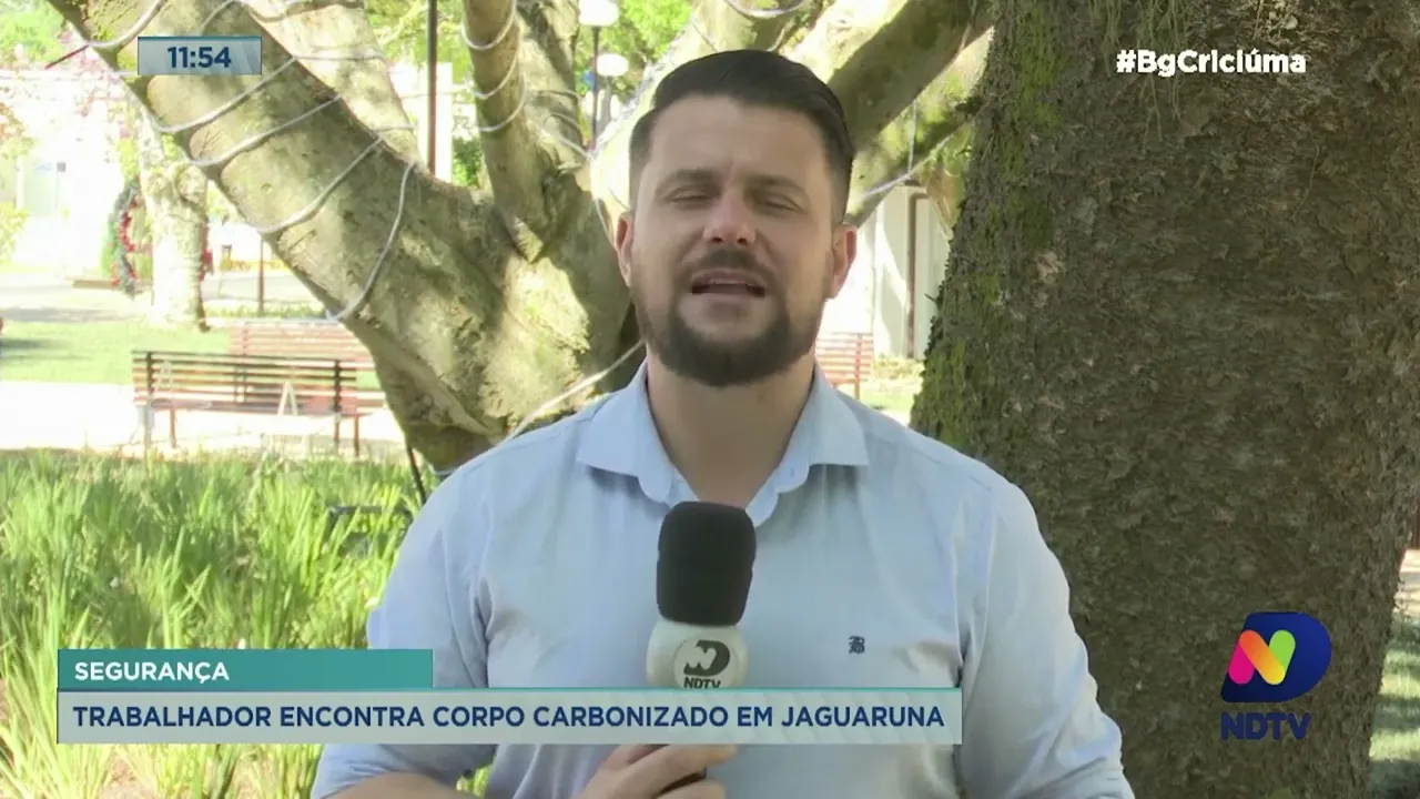 Trabalhador encontra corpo carbonizado em Jaguaruna
