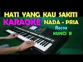 Download Lagu HATI YANG KAU SAKITI - Rossa | KARAOKE Nada Pria, HD