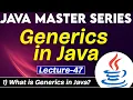 Generics in Java What is Generics in Java with Example Tpoint Tech