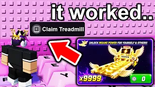 Testing SECRET CODE For ADMIN TREADMILL in +1 Speed Keyboard Escape..