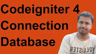 How to Connect database in Codeigniter 4 Database setup in Codeigniter 4 database configuration