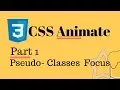 CSS Pseudo Classes Focus