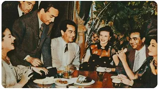 فريد الاطرش يغنى ونعيمة عاكف ترقص فى عيد ميلاد مديحة يسرى وشريفة فاضل تغنى مع ليلى مراد ومنير مراد 