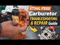 STIHL FS55 Carburetor Troubleshooting Repair Guide for