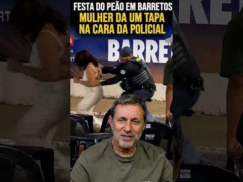Mulher da tapa na cara da policial #segurança #criminoso #policia #diretoreliasjunior
