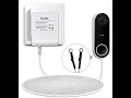 Unboxing Setup FATKITT 18V Doorbell Transformer Power Supply Adapter For Nest Hello Doorbell