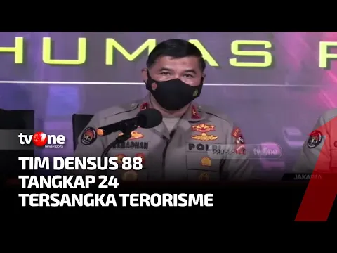 24 Tersangka Terorisme Kelompok MIT Ditangkap Tim Densus 88