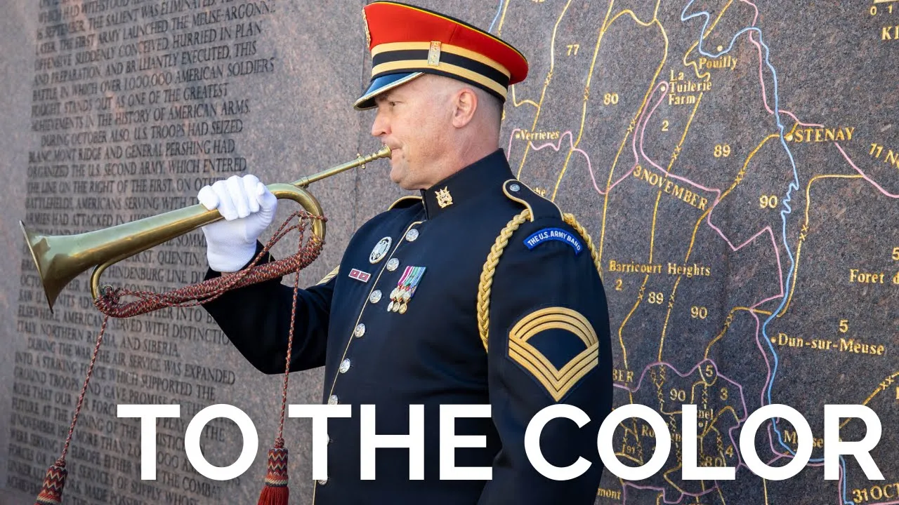 "To the Color" performed on General John J. Pershing's Bugle by U.S. Army Band Soldier "To the Color" performed on General John J. Pershing's Bugle by U.S. Army Band Soldier
