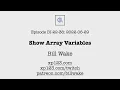 BI-22-36 Show Array Variables - BASIC Interpreter