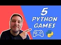 Build 5 Games in Python Beginner Portfolio Project