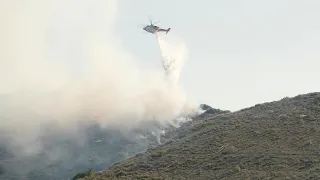 The Sandy Fire Wildfire Continues to Burn in Simi Valley Day 2 Part 1
