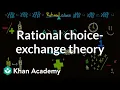 Rational choice-exchange theory Society and Culture MCAT Khan Academy