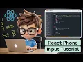 React js Phone Number REGEX Validation With Alert Error Success Messages in Bootstrap 4 Using JS