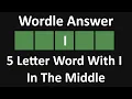 5 Letter Word With I In The Middle SOLVED Wordle 228 Answer February 2 2022