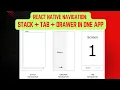 React Native Navigation Stack Tab Drawer in One App 2025 Guide