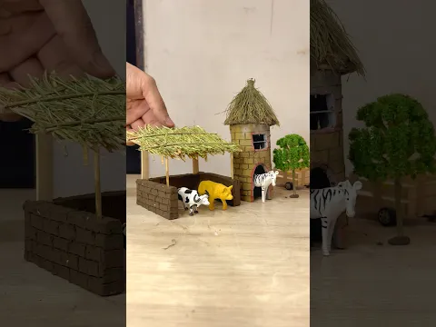 😱Miniature Animal Farm Made from clay || watch till the end