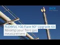 Lagu FLOWSIC100 Flare 90°  Upgrade Kit from SICK: Revamp your flare gas measurement | SICK AG