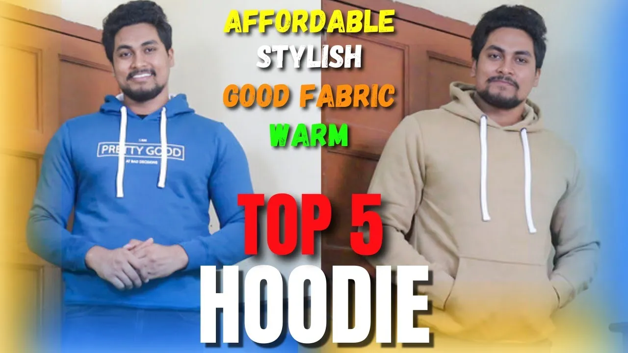 Best 5 HOODIE Under 500 For (Winter) Men 🔥 Amazon Hoodie Haul 2022 | Winter Fashion Hoodie For Men 🔥