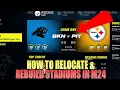 How to RELOCATE and REBUILD Stadiums in Madden 24 Franchise Mode All Options