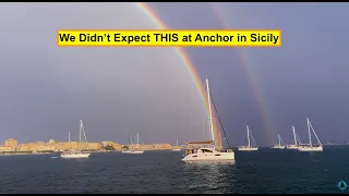 At Anchor in Syracuse Tall Ships, Dolphins & Boat Life in Sicily. Moving On  #TallShips #Dolphins