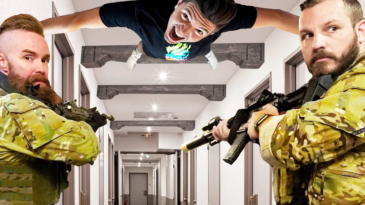 SWAT Team Hide and Seek in a $100,000,000 Hotel!