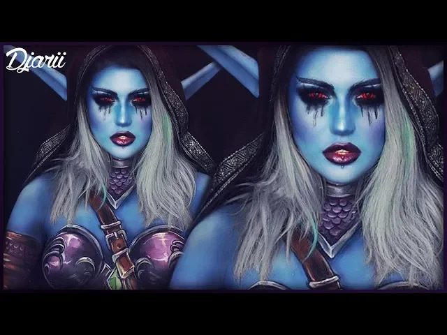 Sylvanas Windrunner V4 - World of Warcraft Bodypaint - Djarii MUA