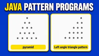 Java Pattern Programs Pyramid Pattern Left Angle Triangle Pattern in Java Interview Questions