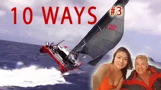 Can Our Catamaran Capsize ? – Ep 49 Sailing Luckyfish 10 Ways #3
