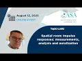 Spatial room impulse responses - measurements analysis and convolution