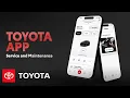 Toyota App Walkthrough Book Appointments Shop Parts View Health Alerts Toyota