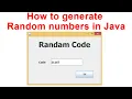 How to generate random numbers in Java