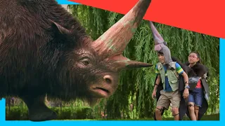 😱 Siberian Unicorns vs T-Rex! 🦄🦖 | Dinosaurs for Kids @DinoKids