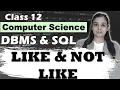 Database SQL LIKE and NOT LIKE in SQL Class 12 Part 25 Lovejeet Arora