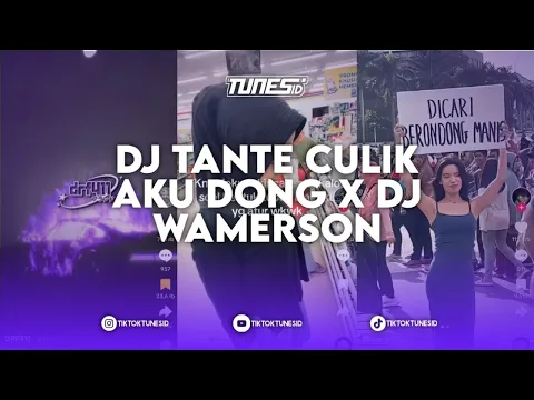 Download MP3 DJ TANTE CULIK AKU DONG GOMEZ LX X DJ WAMERSON SOUND DRF411 MENGKANE