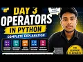 Python Day 3 Complete Operators in Python Explained Beginner to Advanced