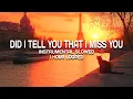 Download Lagu did i tell u that i miss u - adore | Instrumental [Slowed] | 1 Hour Looped