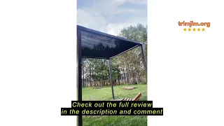 Review Artpuch 90 Sun Shade Cloth 10 x 12 FT Pergola Shade Cover Canopy with Grommets Sun Screen