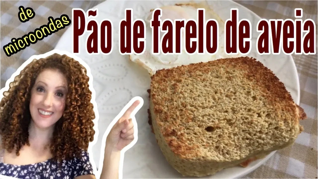 PÃO DE AVEIA NA FRIGIDEIRA EM 3 MINUTOS. 