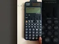 How to solve middle terms math in casio fx-991cw easily