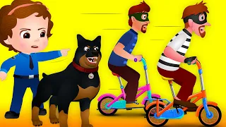chuchu tv police save the bicycles narrative story chuchu tv police fun cartoons for kids