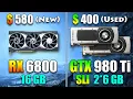 Download Lagu RX 6800 16GB vs GTX 980 Ti SLI 2*6GB | PC Gameplay Tested