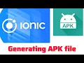 How to Generate APK Files for Ionic Framework Projects in React Step-by-Step Guide